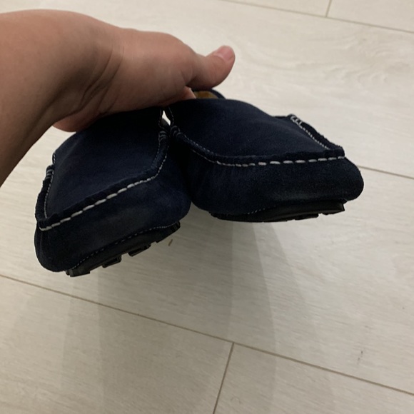 Zanzara NWOT Navy Suede Loafers size 10 - Picture 12 of 14
